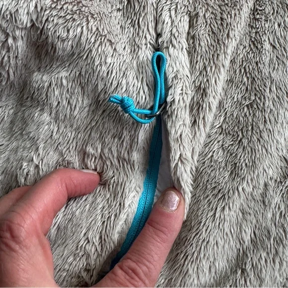 Northface beige women's fleece jacket size large - Picture 6 of 10